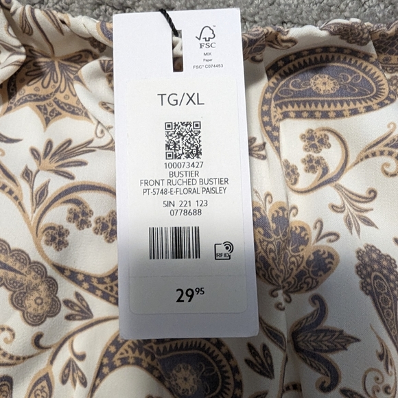 Front ruched bustier - Picture 2 of 6